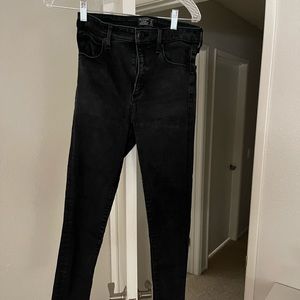 Abercrombie & Fitch Curve Love Black Skinny Jean 4 Regular